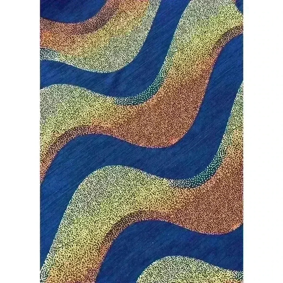 LuLaRoe Irma Tunic Top Sz XS Multicolored Striped Silky Feel - Picture 4 of 8